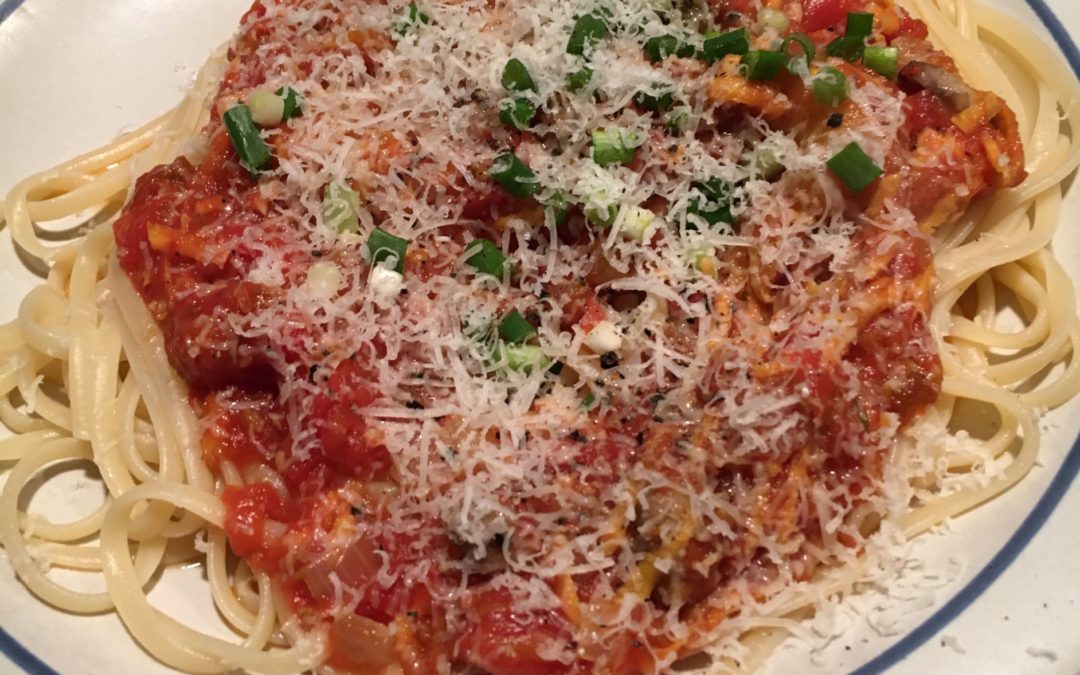 Pasta Sauce and Linguini