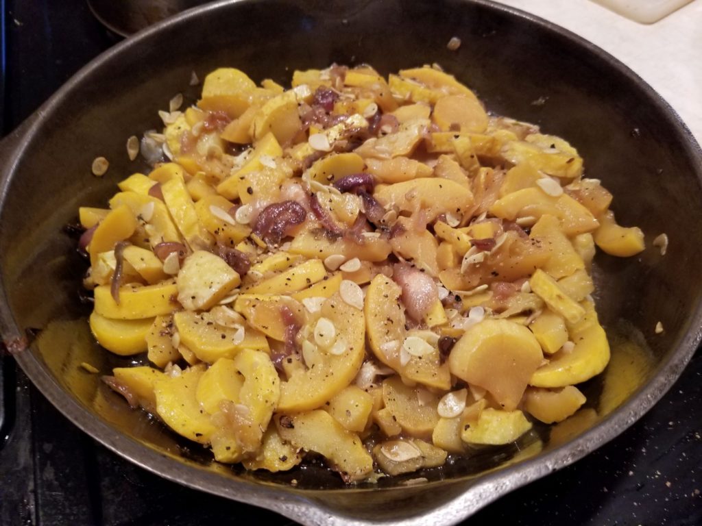 Summer Squash with Caramelized Onions