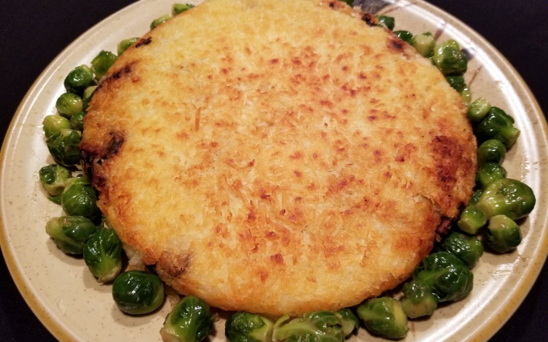 Potato Rosti with Brussels Sprouts