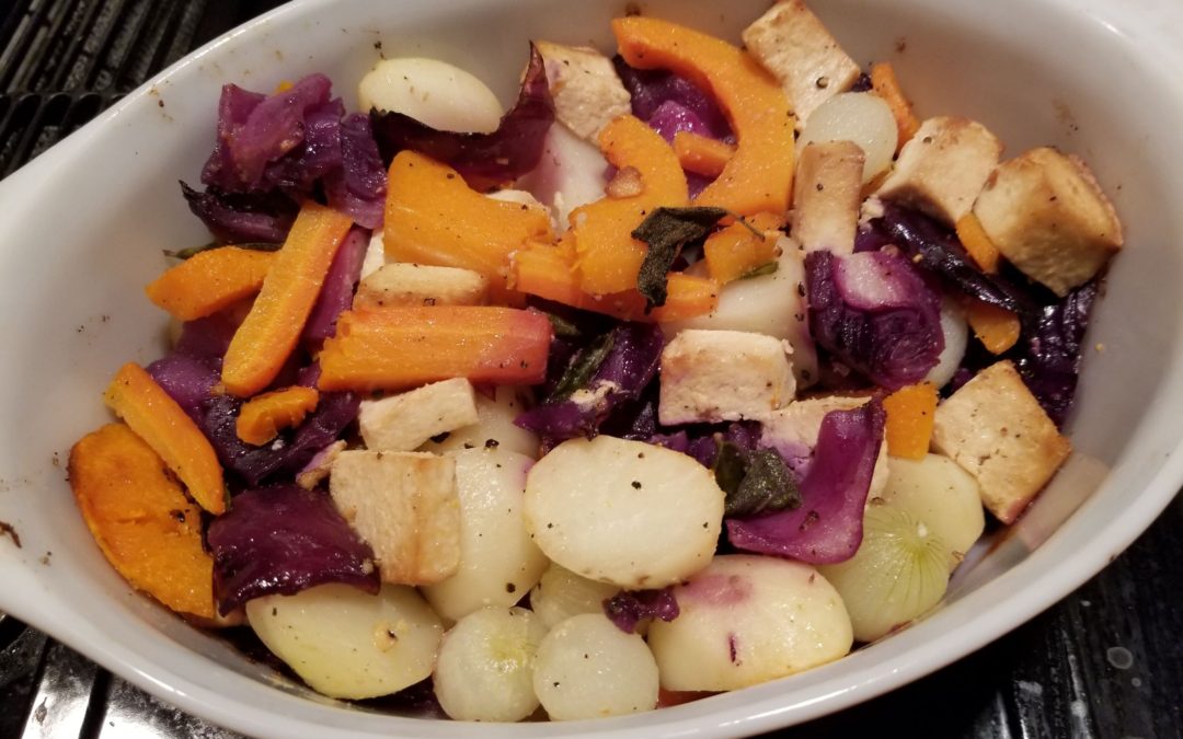 Roasted Vegetables with Tofu