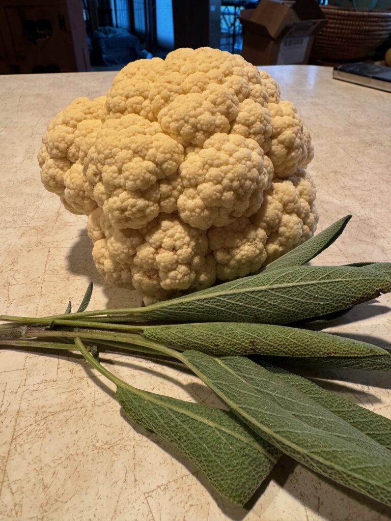 Cauliflower and Sage